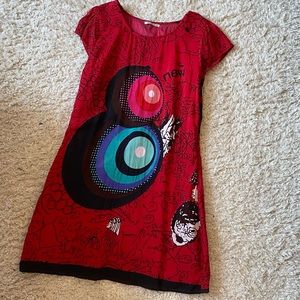 Desigual XL red dress